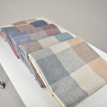 Load image into Gallery viewer, THSS2821: Dusty Blue: Autumn Checkered Scarf
