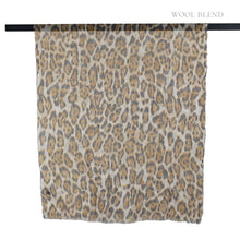 Load image into Gallery viewer, THSS2826: Brown: Leopard Scarf

