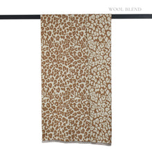 Load image into Gallery viewer, THSS2842: Camel: Reversible Leopard Luxe Scarf
