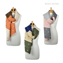 Load image into Gallery viewer, THSS2845: Olive: Reversible SweetHearts Scarf
