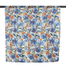 Load image into Gallery viewer, THSS2885: Blue: Botanical Garden Floral Scarf
