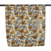 Load image into Gallery viewer, THSS2886: Brown: Botanical Garden Floral Scarf
