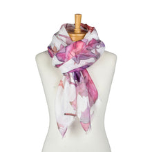 Load image into Gallery viewer, THSS2888: Purple: Autumn Maple Leaf Scarf

