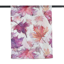 Load image into Gallery viewer, THSS2888: Purple: Autumn Maple Leaf Scarf

