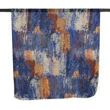Load image into Gallery viewer, THSS2895: Blue Yellow: Abstract Brushstroke Scarf
