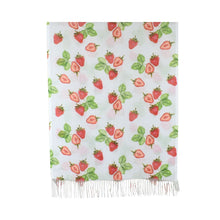 Load image into Gallery viewer, THSS2901: White: Strawberry Scarf
