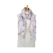 Load image into Gallery viewer, THSS2907: Blush: Magnolia Blossoms Scarf
