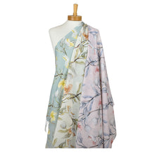 Load image into Gallery viewer, THSS2907: Blush: Magnolia Blossoms Scarf
