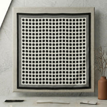 Load image into Gallery viewer, THSS2925: White: Medium Polka Dot Square Scarf
