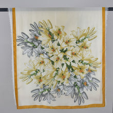 Load image into Gallery viewer, THSS2946: Mustard: Mix Blooming Lilies Scarf

