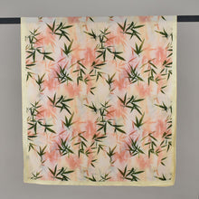 Load image into Gallery viewer, THSS2948: Peach: Bamboo Leaves Scarf
