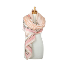 Load image into Gallery viewer, THSS2951: Blush: Elegant Parisian Print Scarf
