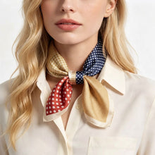 Load image into Gallery viewer, THSS2953: Red: Multi Pattern Square Scarf
