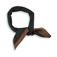 Load image into Gallery viewer, THSS2956: Black: Multicolour Dotted Square Scarf
