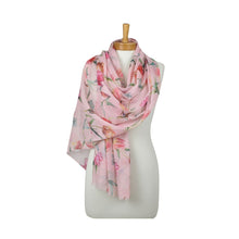 Load image into Gallery viewer, THSS2957: Pink: Tulip Garden Scarf
