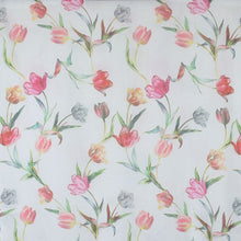 Load image into Gallery viewer, THSS2958: White: Tulip Garden Scarf
