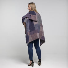 Load image into Gallery viewer, THSW1028: Navy Blue: Multi Block Colours Wrap
