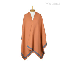 Load image into Gallery viewer, THSW1030: Burnt Orange: Reversible Border Wrap
