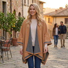 Load image into Gallery viewer, THSW1031: Grey Camel: Reversible Border Wrap

