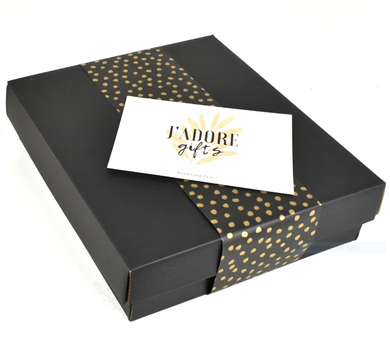 Black J'adore Gift Box - J'adore Gifts & Co