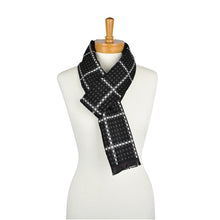 Load image into Gallery viewer, THSS1625 Black: Reversible Dotted Check - J'adore Gifts 
